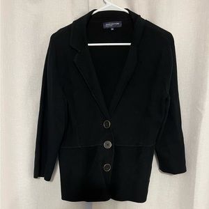 Black sweater-blazer by Jones New York (size Large)